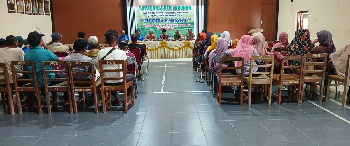 Doc Pemdes Mandong, RAT KSU BUMI LESTARI